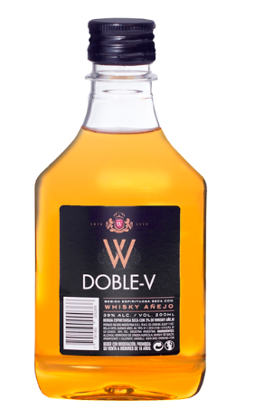 Whisky añejo doble-v 200ml 