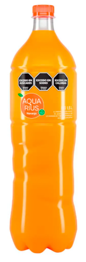 Agua Saborizada Sabor Naranja 1.5 Lts Aquarius