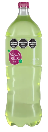 Agua Saborizada Uva Sin Gas Aquarius 2.25 Lt